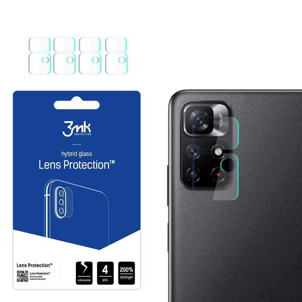 3mk Lens Protection™ hybrid camera glass for Xiaomi Redmi Note 11S 5G / 11T 5G