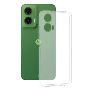 Techsuit - Clear Silicone - Motorola Moto G35 - Transparent