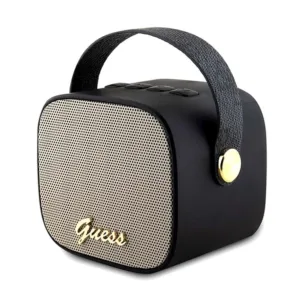 Guess - Wireless Speaker PU Leather 4G Script Logo (GUWSB2P4SMK) - Bluetooth 5.3