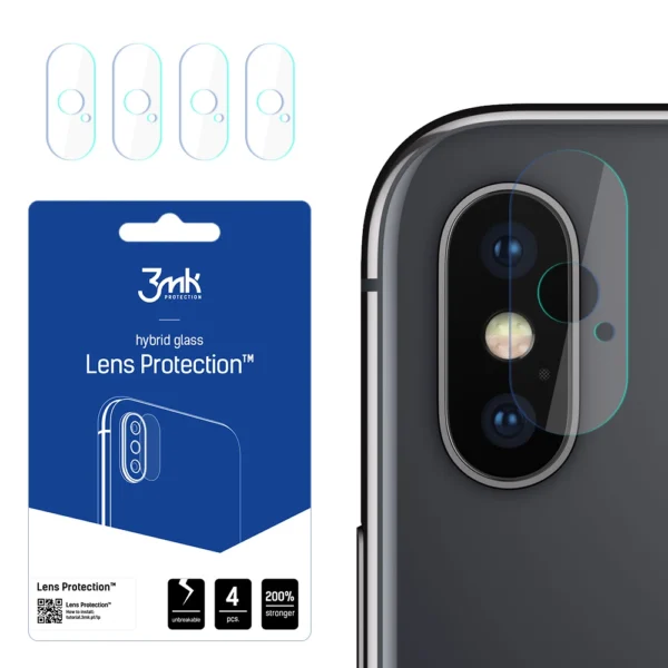 3mk Lens Protection™ hybrid camera glass for iPhone X