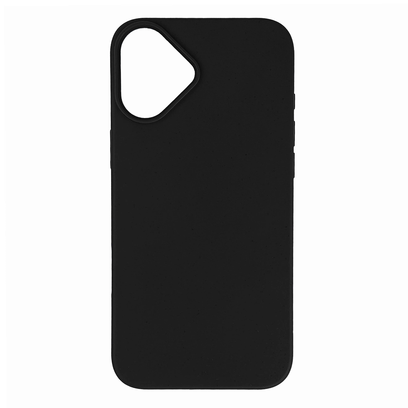 Multiple Color Wheat Bran Case for iPhone 16 - Black