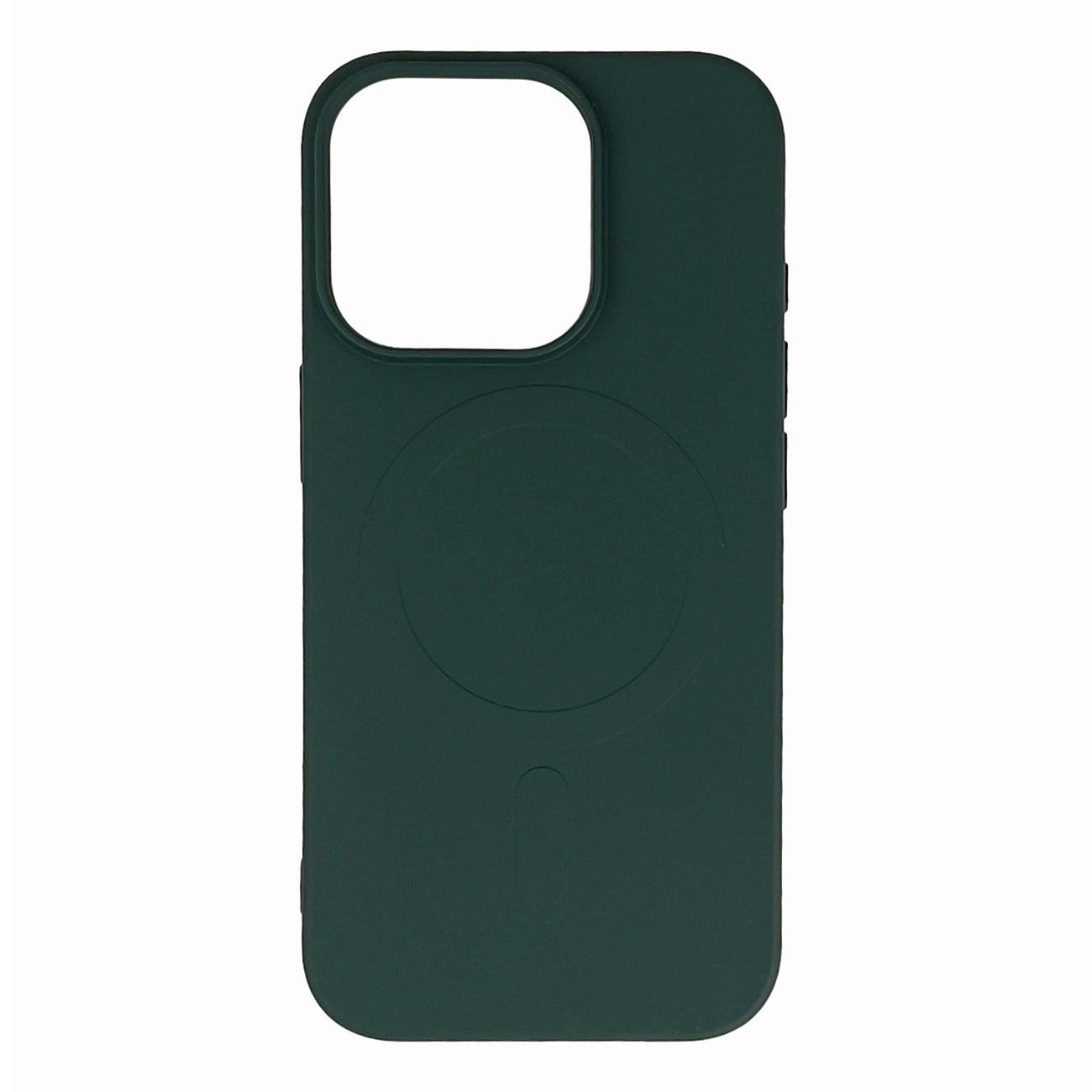 Liquid Silicone Case MagSafe for iPhone 16 Pro - dark green