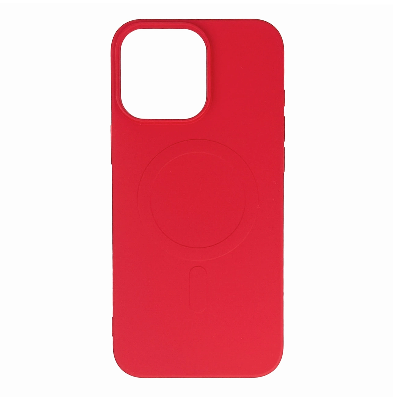 Liquid Silicone Case MagSafe for iPhone 16 Pro - red