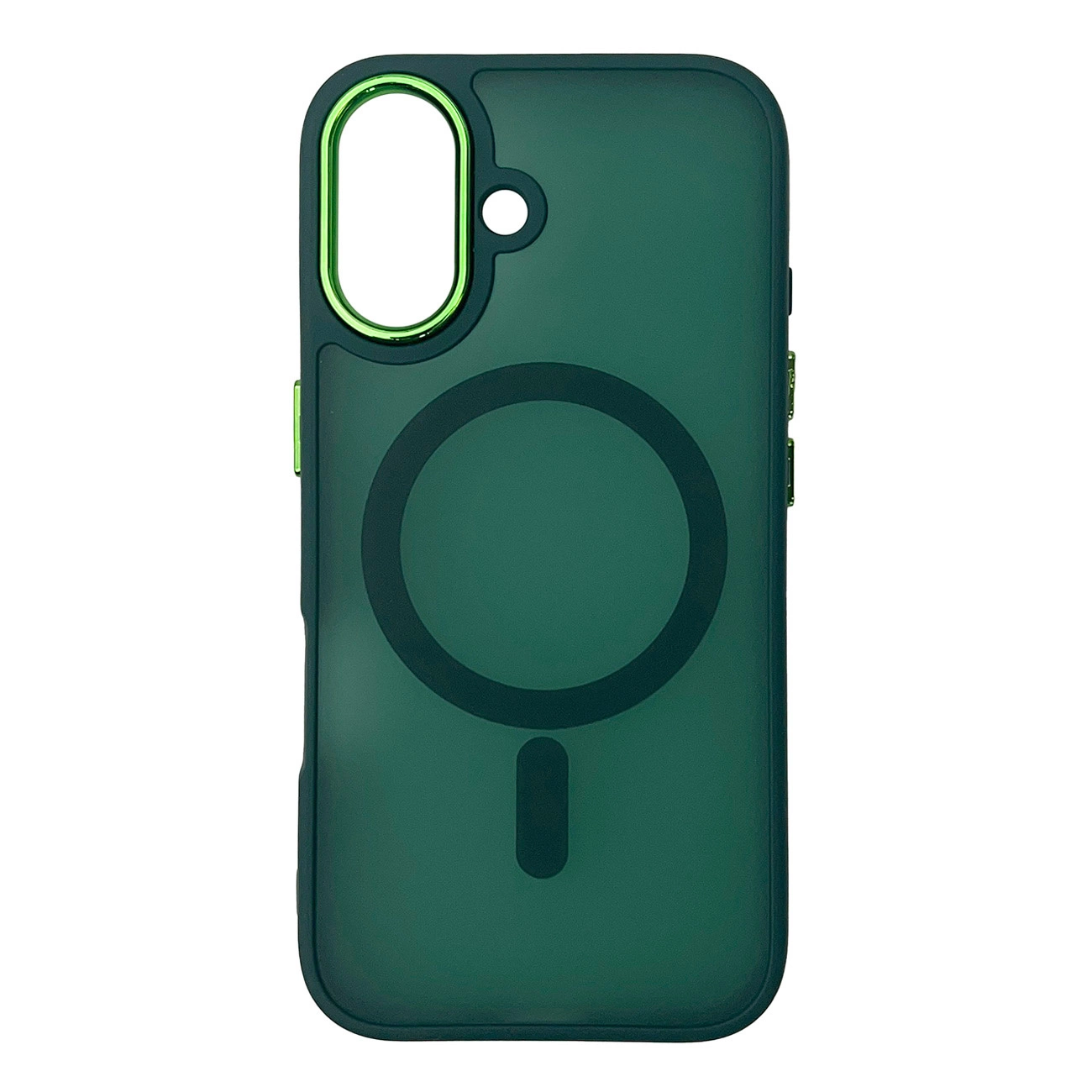 Magnetic Collection MagSafe iPhone 16 Case - Dark Green