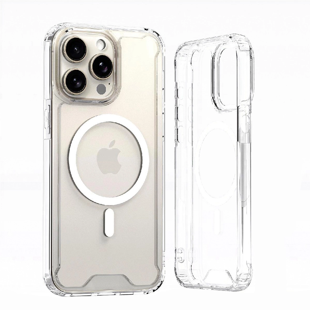 Clear Corner Case MagSafe for iPhone 16 Plus - transparent