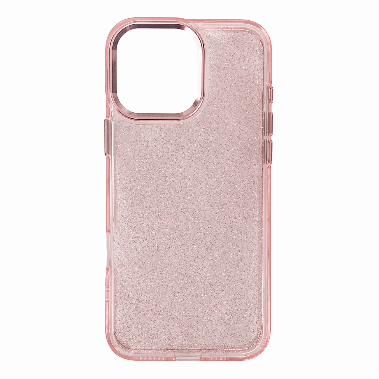 Glitter Case for iPhone 16 Pro Max - pink with glitter