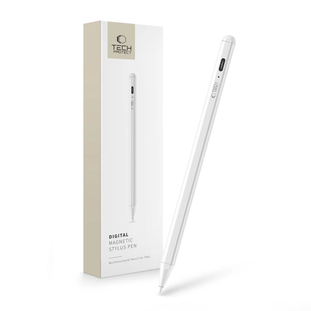 Tech-Protect Digital Stylus Magnetic for iPad - White