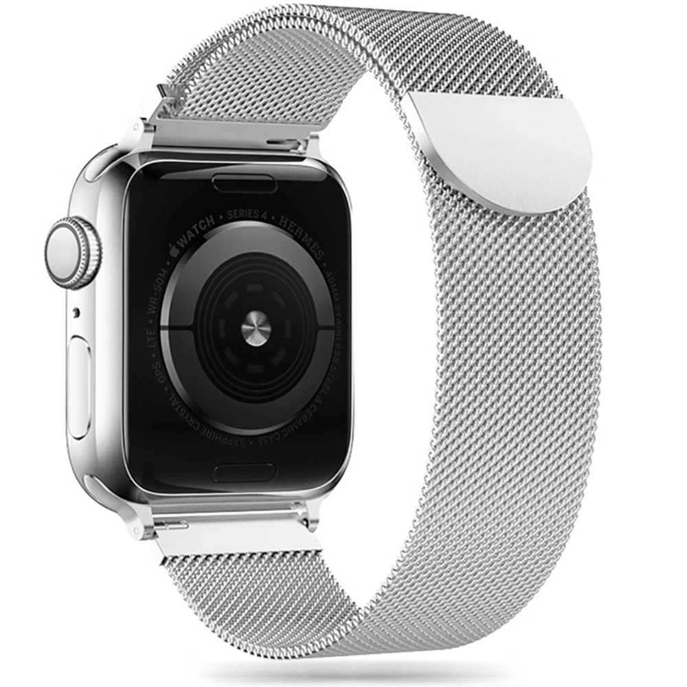 Tech-Protect MilaneseBand for Apple Watch 4 / 5 / 6 / 7 / 8 / 9 / SE (38/40/41 mm) - Silver