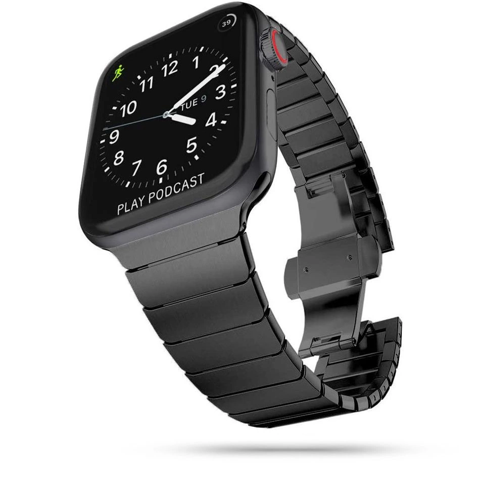 Tech-Protect LinkBand for Apple Watch 4 / 5 / 6 / 7 / 8 / 9 / SE / Ultra 1 / 2 (42/44/45/49 mm) - Black