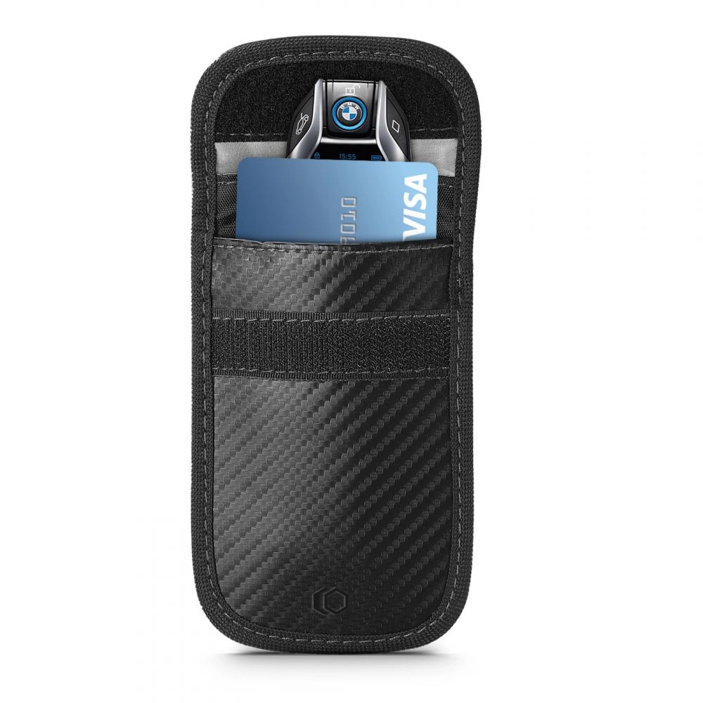 RFID Tech-Protect V1 Car Key Case - Black Carbon