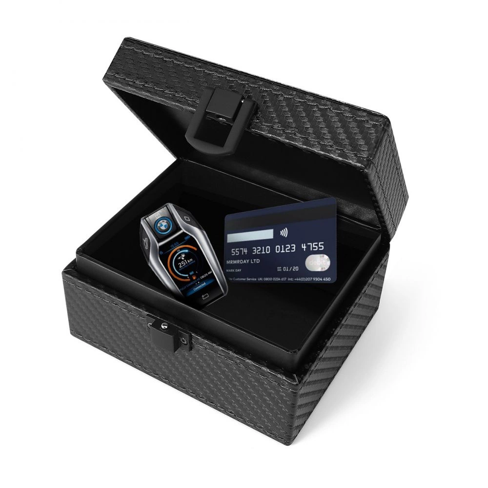 Tech-Protect V3 RFID Car Key Box - Black Carbon