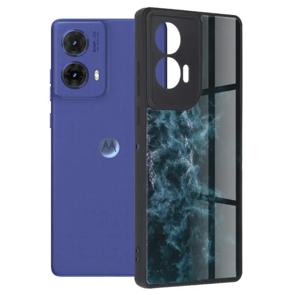 Techsuit - Glaze Series - Motorola Moto G85 - Blue Nebula