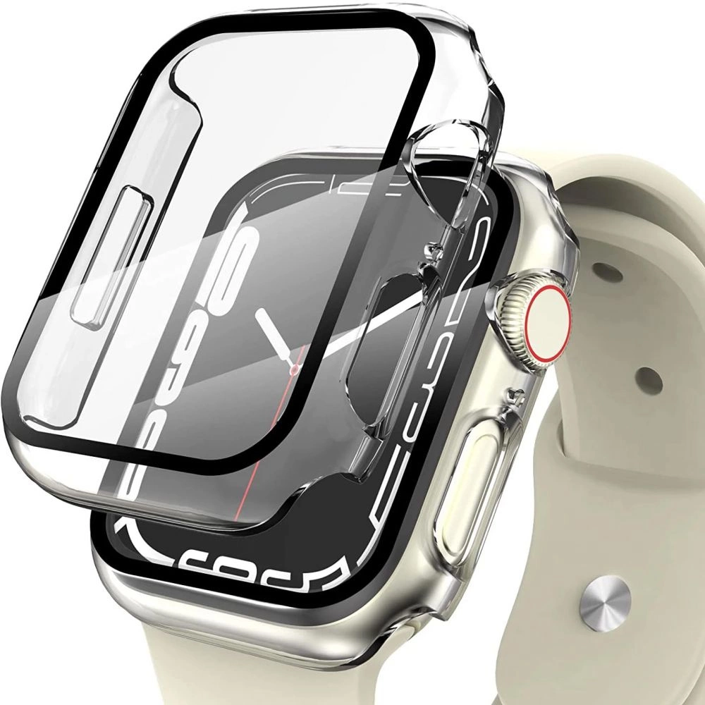 Tech-Protect Defense360 Case for Apple Watch 7 / 8 / 9 (41 mm) - Transparent