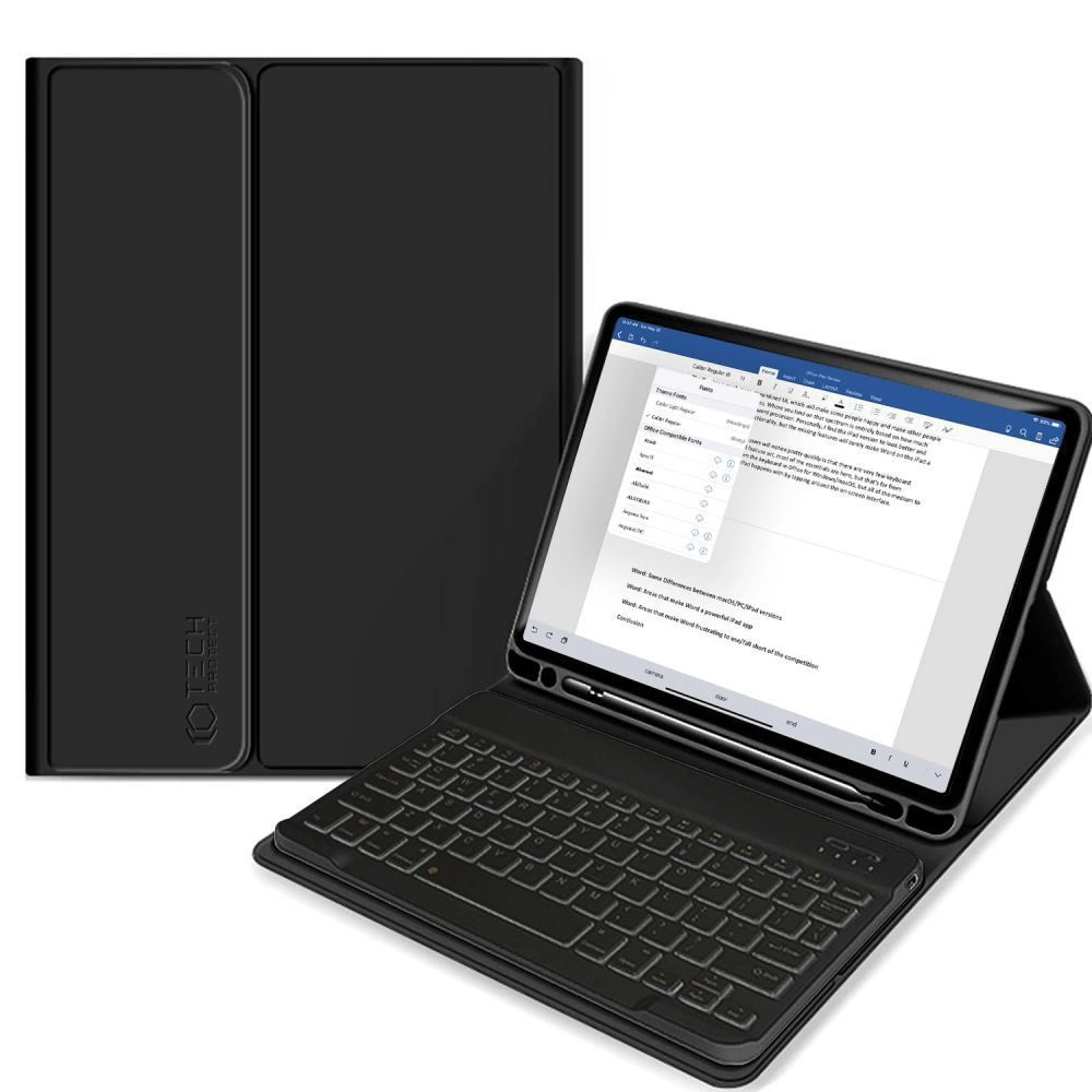 Tech-Protect SC Pen + Keyboard Case with Keyboard for iPad 10.2" 2019-2021 - Black