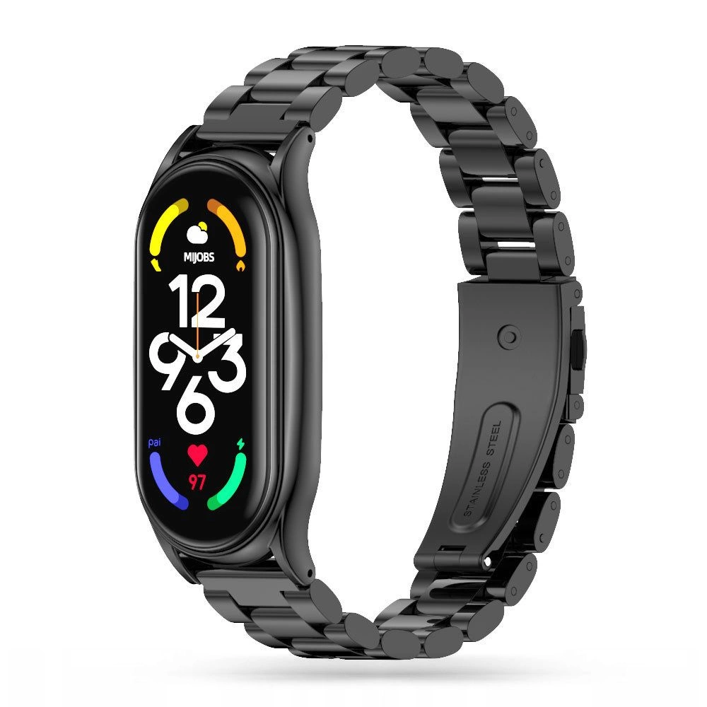 Tech-Protect Stainless Bracelet for Xiaomi Mi Smart Band 7 / 7 NFC - Black