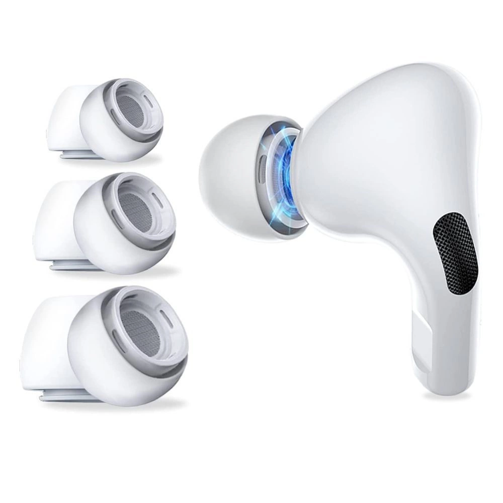 Tech-Protect Ear Tips for AirPods Pro 1 / 2 in sizes S / M / L - white (3 pcs.)