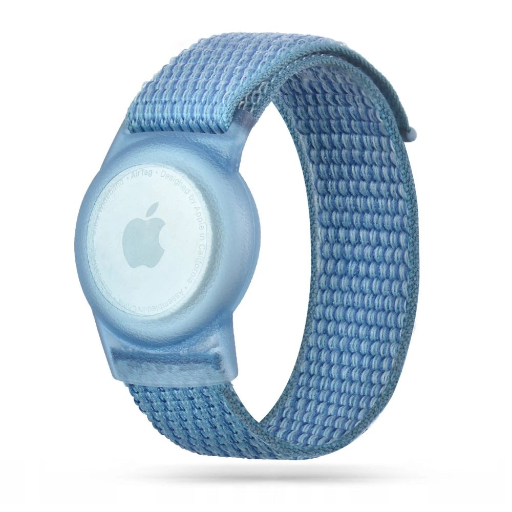 Tech-Protect Nylon Strap for Kids for Apple AirTag - Blue