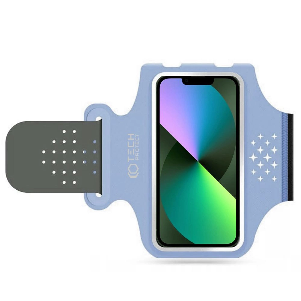 Tech-Protect M1 sports armband universal for smartphones up to 6.8" - blue