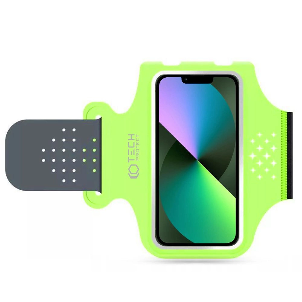 Tech-Protect M1 sports armband universal for smartphones up to 6.8" - green