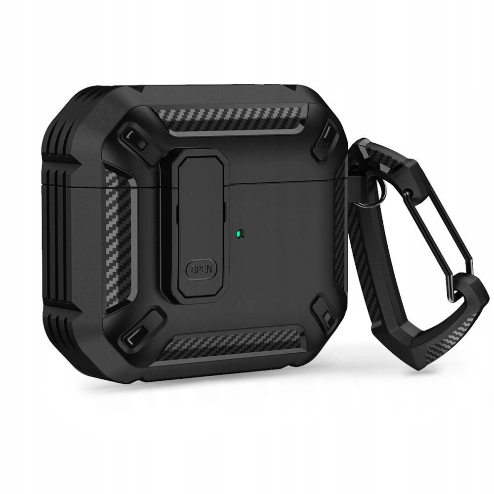 Tech-Protect X-Carbo Case for AirPods Pro 1 / 2 - Black