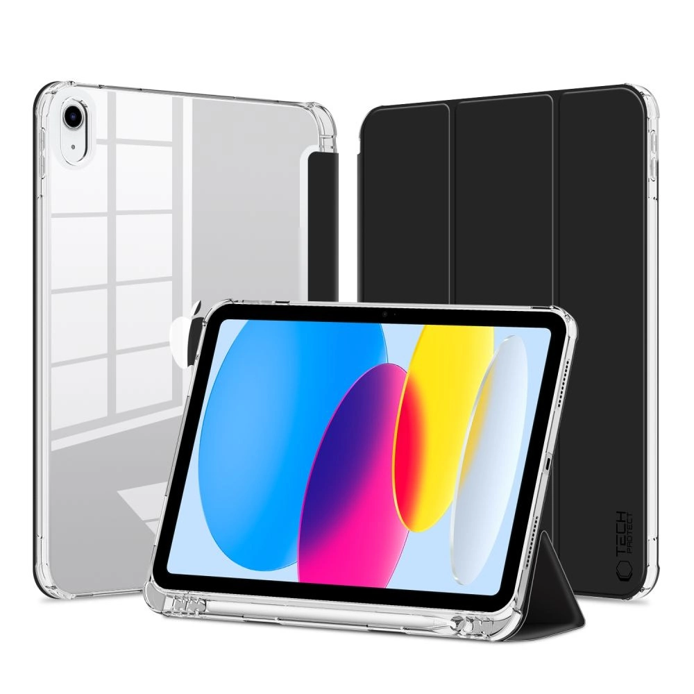 Tech-Protect SC Pen Hybrid Case for iPad Air 10.9" 2020-2022 / 11" 2024 - Black