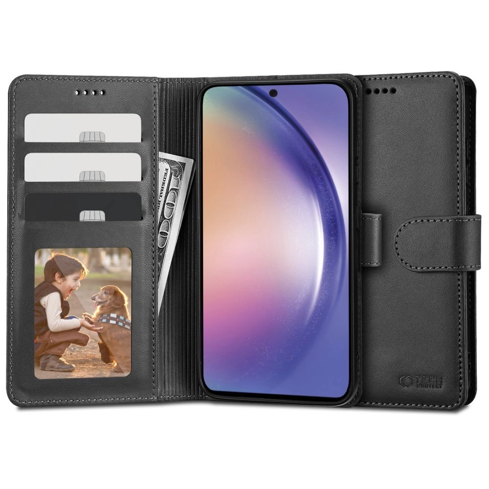 Tech-Protect Wallet Case for Samsung Galaxy A54 5G - Black