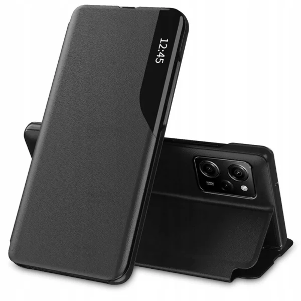 Tech-Protect Smart View Case for Xiaomi Redmi Note 12 Pro 5G / Poco X5 Pro 5G - Black