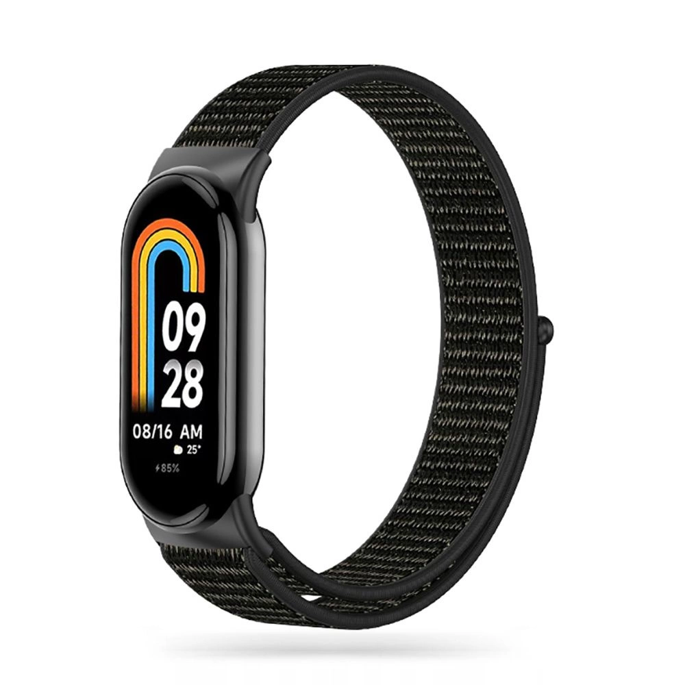 Tech-Protect Nylon Strap for Xiaomi Smart Band 8 / 8 NFC - Black