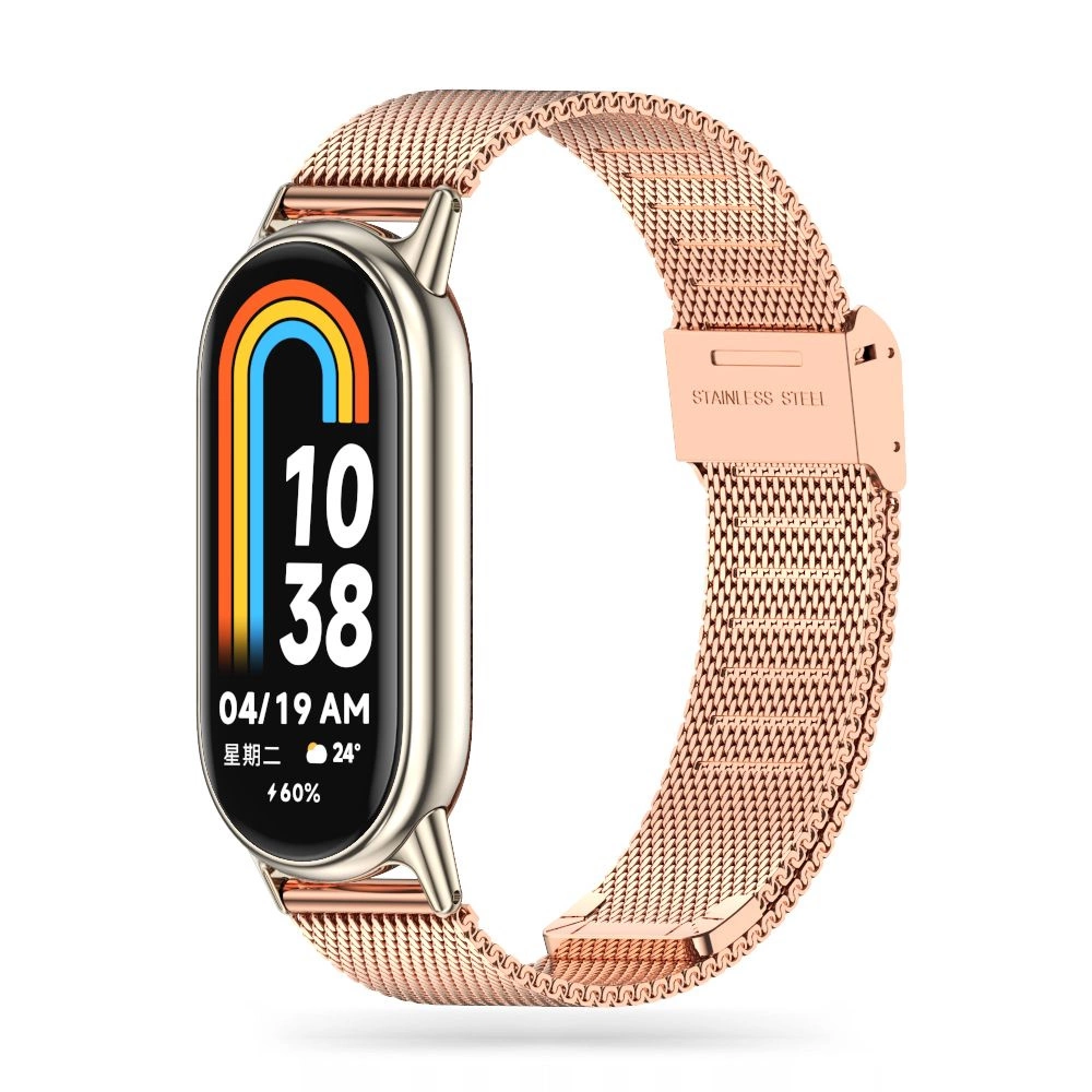 Tech-Protect MilaneseBand Strap for Xiaomi Smart Band 8 / 8 NFC - Pink