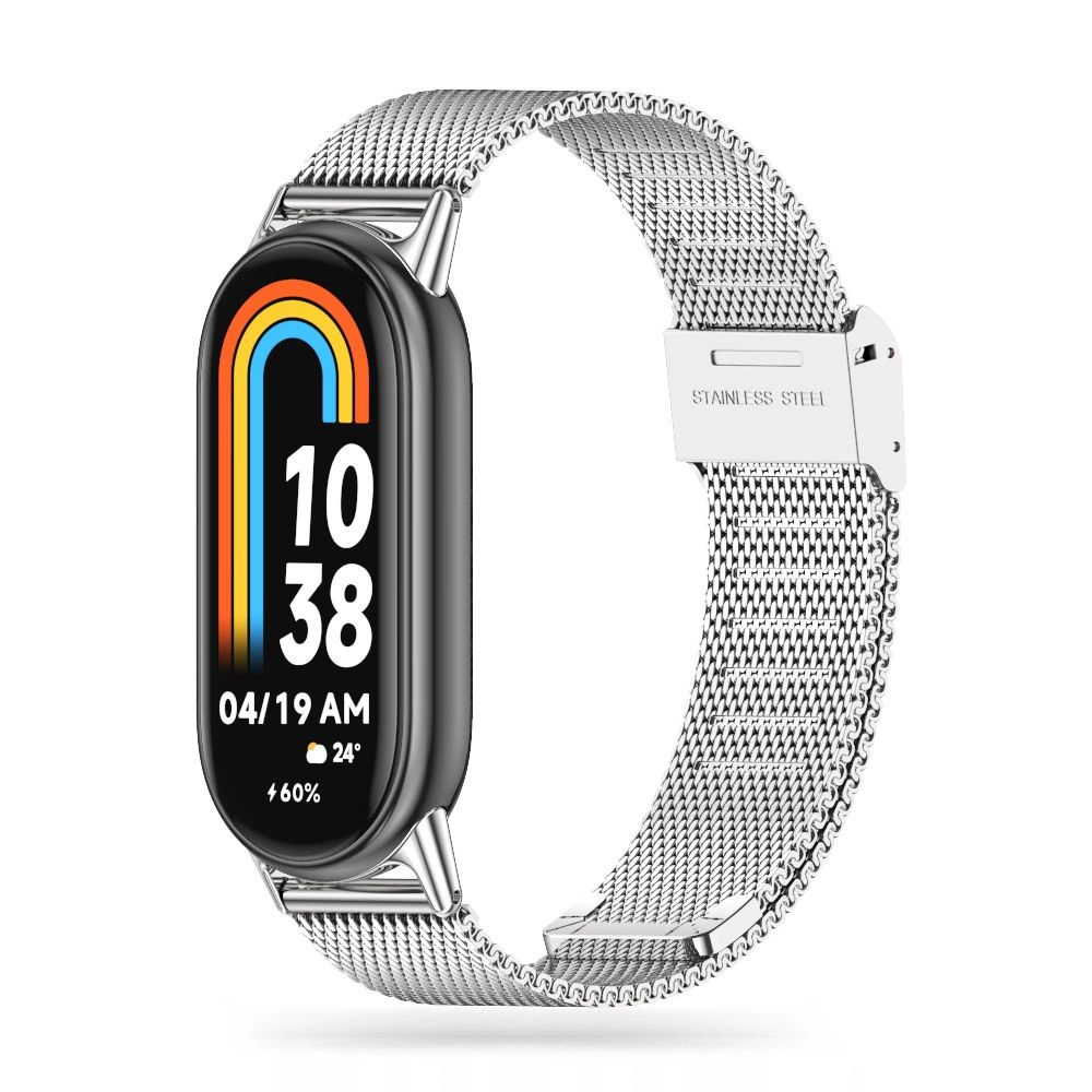 Tech-Protect MilaneseBand Strap for Xiaomi Smart Band 8 / 8 NFC - Silver