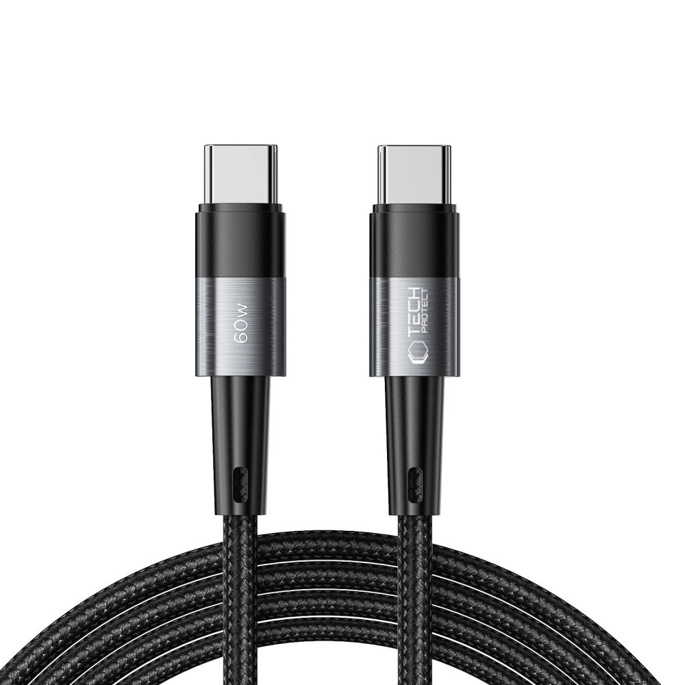 Tech-Protect UltraBoost USB-C / USB-C PD 60W 3A 2m cable - gray