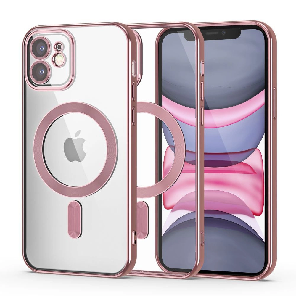 Tech-Protect MagShine Line MagSafe iPhone 11 Case - Pink