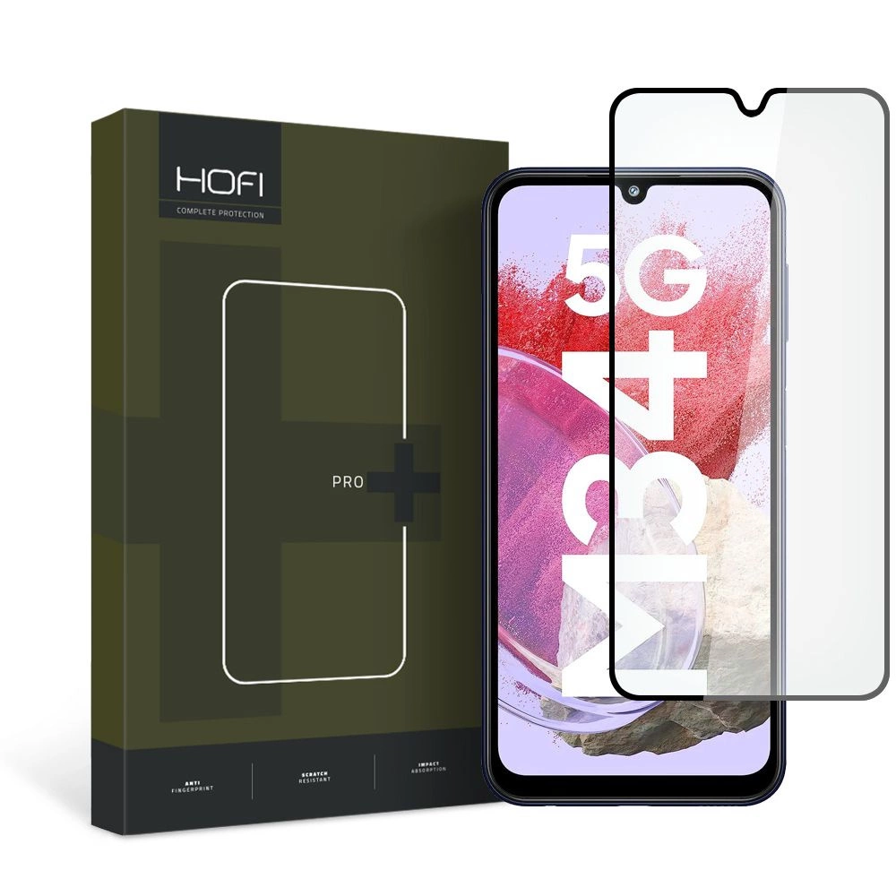 Tech-Protect Hofi Glass Pro+ Tempered Glass for Samsung Galaxy M34 5G - with Black Frame