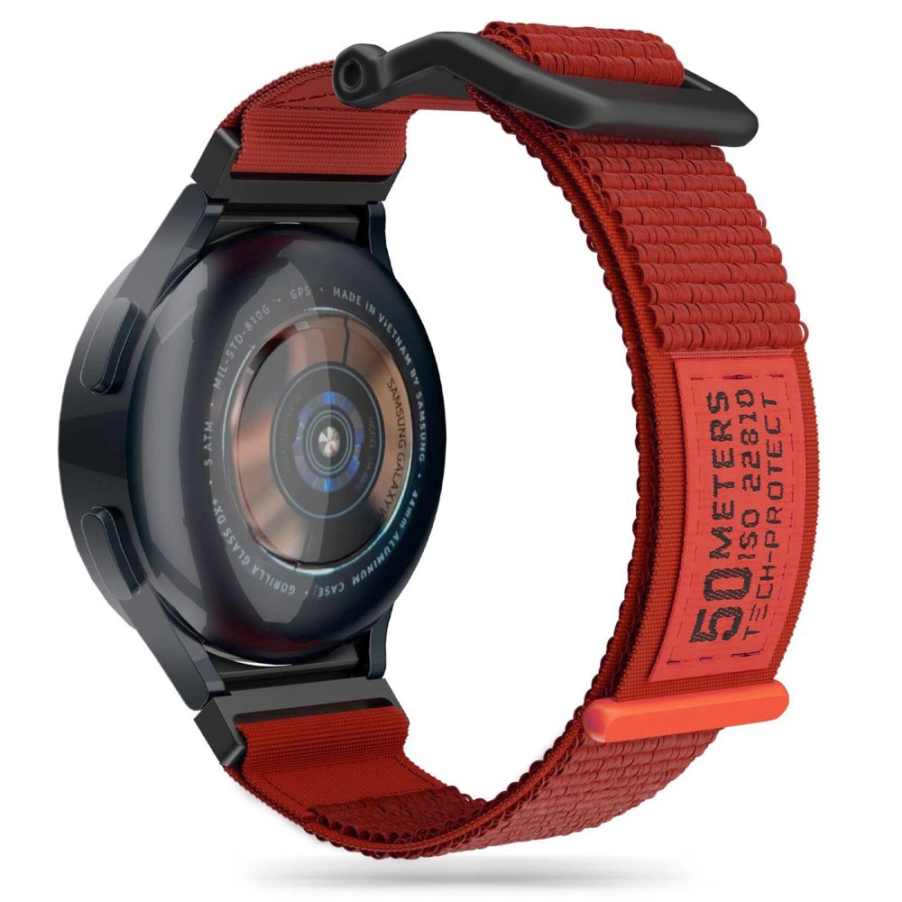 Tech-Protect Scout Strap for Samsung Galaxy Watch 4 / 5 / 5 Pro / 6 / 7 / FE - Orange