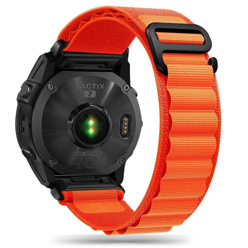 Tech-Protect Nylon Pro Strap for Garmin Fenix 3 / 5X / 3HR / 5X Plus / 6X / 6X Pro / 7X - Orange