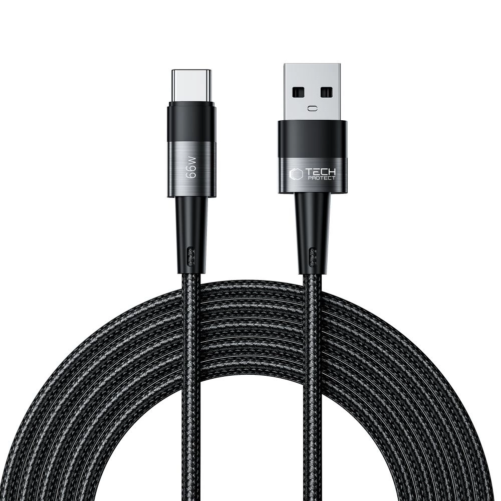 Tech-Protect UltraBoost USB-C / USB-C 66W 6A 3m Cable - Gray