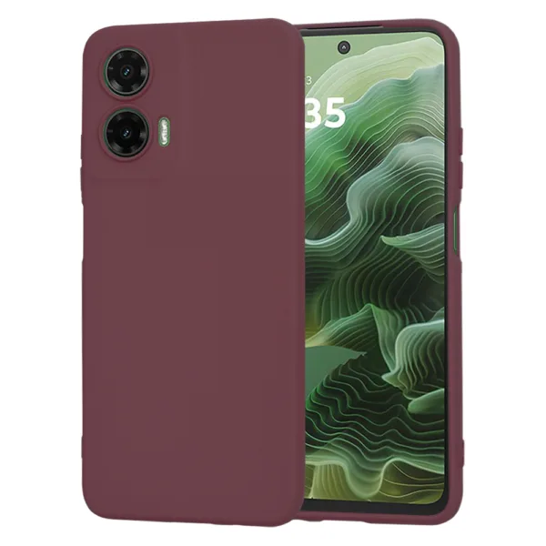 Techsuit - SoftFlex - Motorola Moto G35 - Plum Red