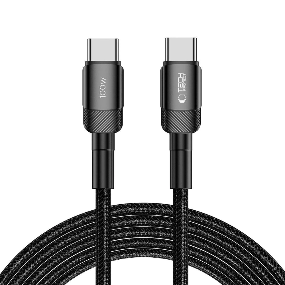 Tech-Protect UltraBoost Evo USB-C / USB-C PD 100W 5A 3m cable - black