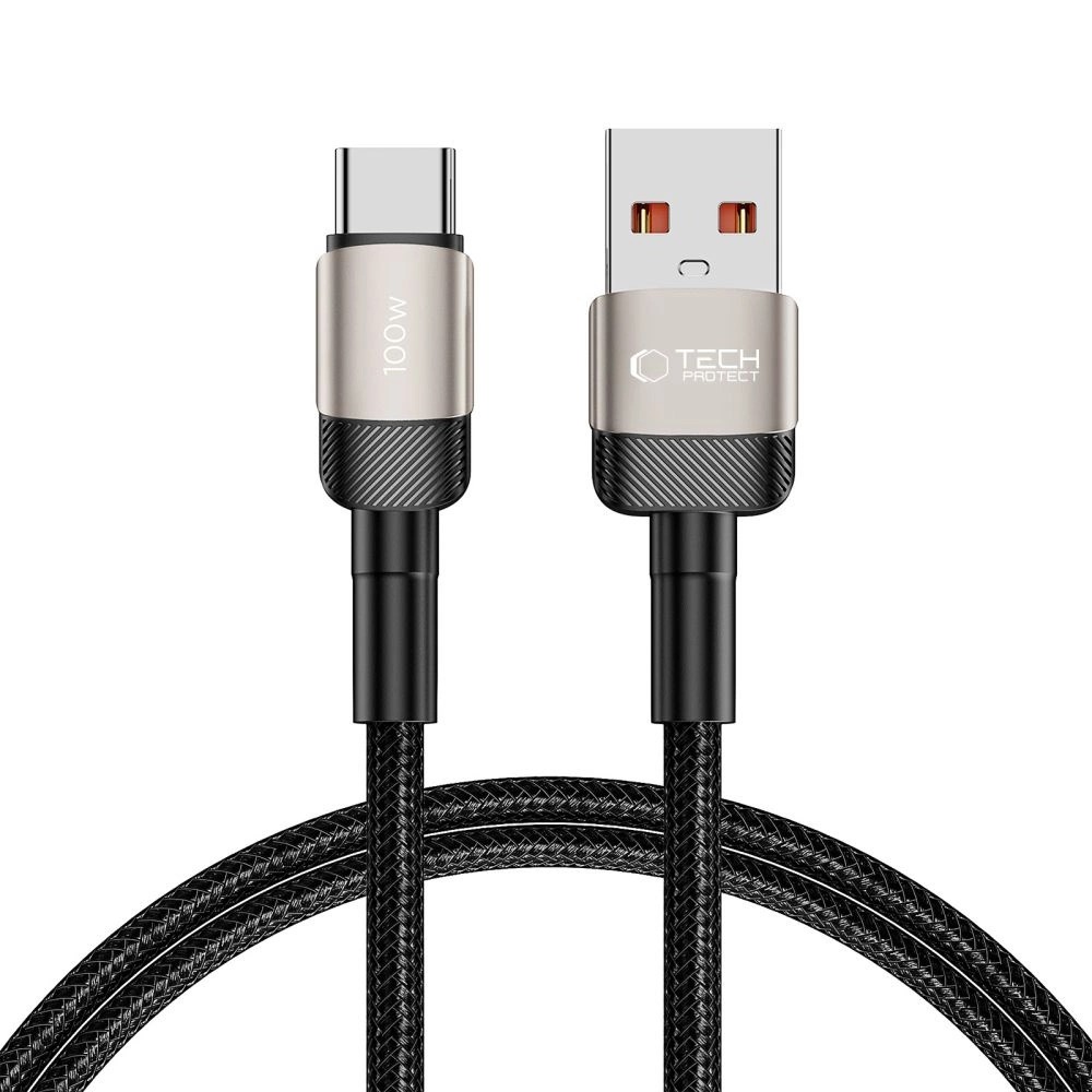 Tech-Protect UltraBoost Evo USB-C / USB-A cable 100W 5A 1m - titanium