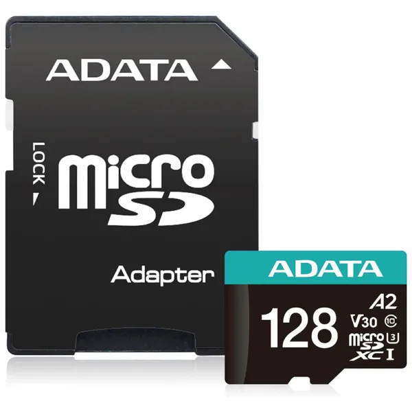 Adata - Memory Card (AUSDX128GUI3V30SA2-RA1) - MicroSDXC