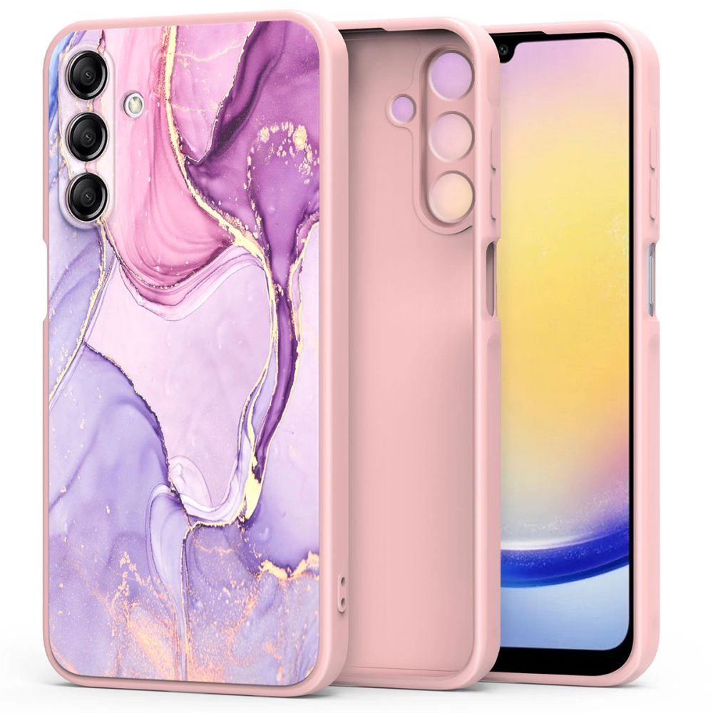 Tech-Protect Mood Case for Samsung Galaxy A25 5G - Pink Marble