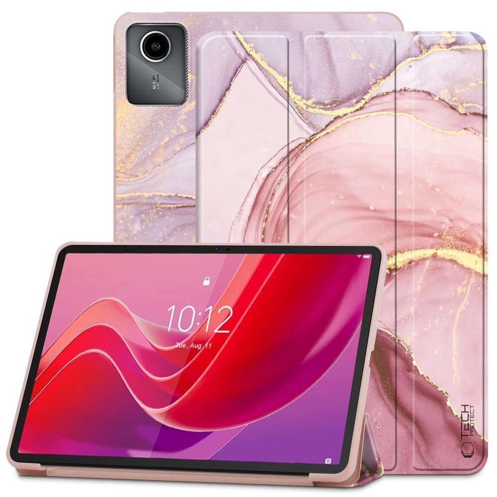 Tech-Protect SmartCase for Lenovo Tab M11 11" TB-330 - Pink Marble