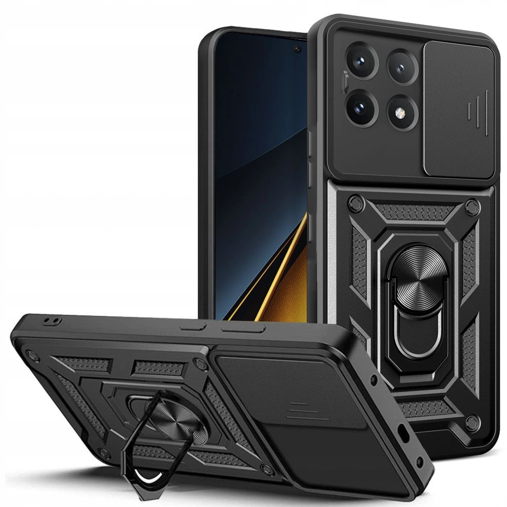 Tech-Protect CamShield Pro Case for Xiaomi Poco X6 Pro 5G - Black