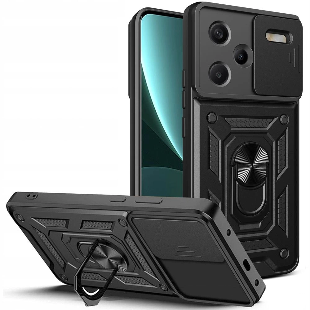 Tech-Protect CamShield Pro Case for Xiaomi Redmi Note 13 Pro+ 5G - Black