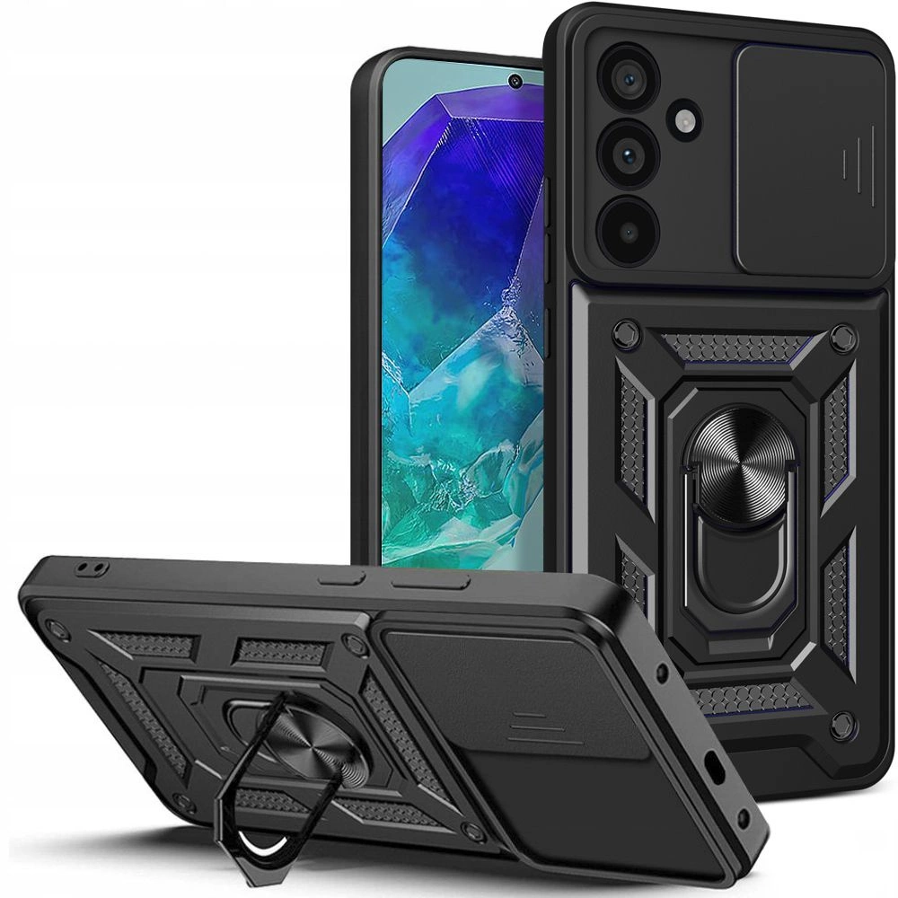 Tech-Protect CamShield Pro Case for Samsung Galaxy M55 5G - Black