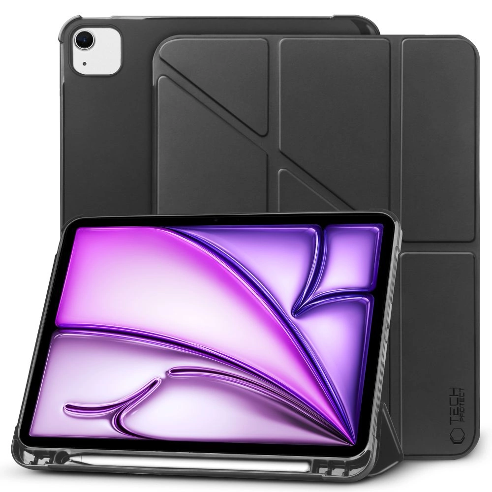 Tech-Protect SC Pen Origami Case for iPad Air 13" 2024 - Black