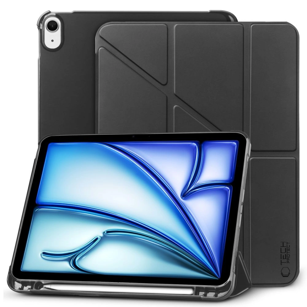 Tech-Protect SC Pen Origami Case for iPad Air 10.9" 2020-2022 / 11" 2024 - Black