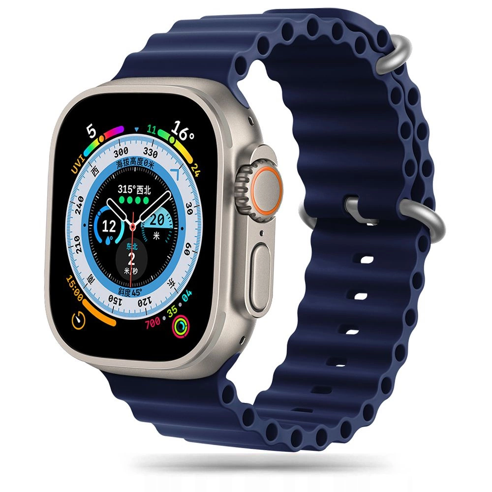 Tech-Protect IconBand Pro Strap for Apple Watch 4 / 5 / 6 / 7 / 8 / 9 / SE / Ultra 1 / 2 (42/44/45/49 mm) - Navy Blue