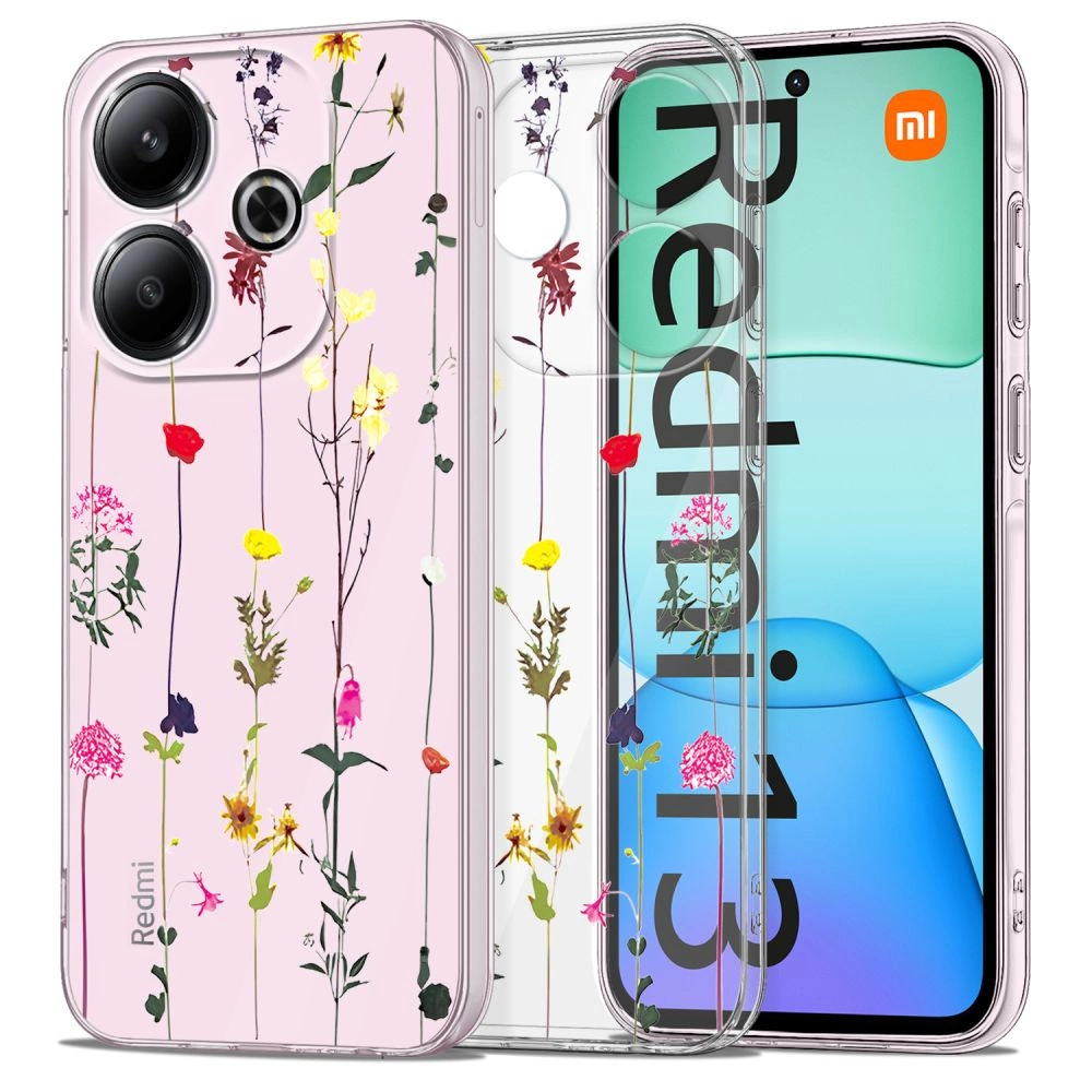 Tech-Protect FlexAir+ Case for Xiaomi Redmi 13 - Colorful Flowers