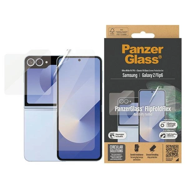 PanzerGlass Bundle 2in1 foil + tempered glass for Samsung Galaxy Z Flip 6